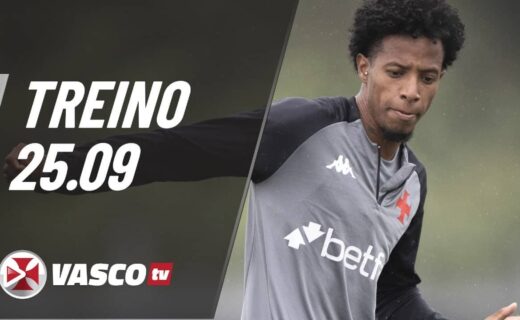 Treino Vasco treinando em campo ao ar livre.