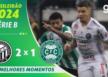 Emprestado pelo Vasco, Zé Gabriel anotou um gol na derrota do Coritiba para o Operário; confira.