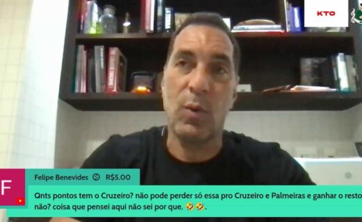 - Aposento com livros e objetos atrás do homem.