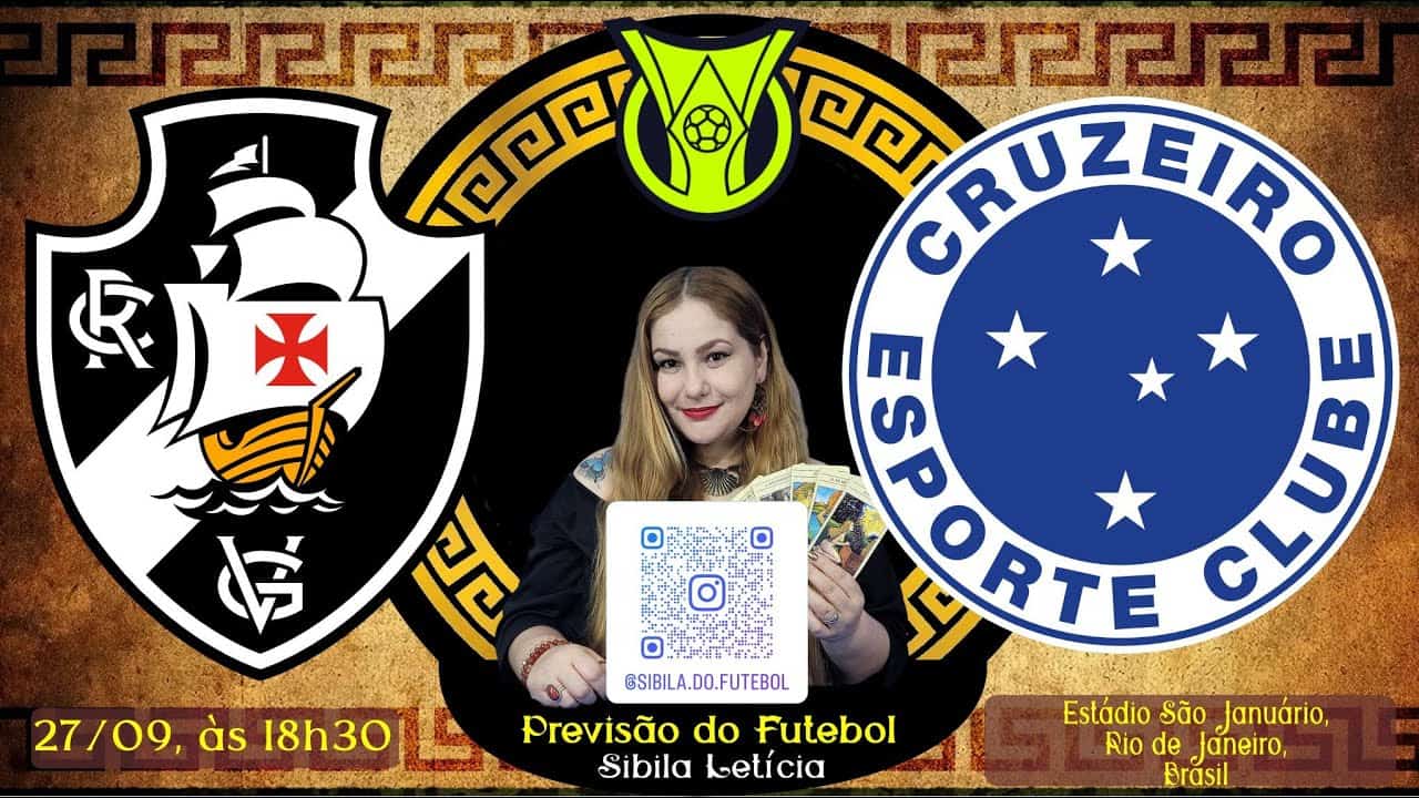 Vasco e Cruzeiro, símbolos de clubes de futebol brasileiros.