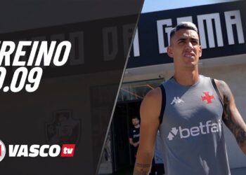 Futebol Vasco no treino de 30.09.23.