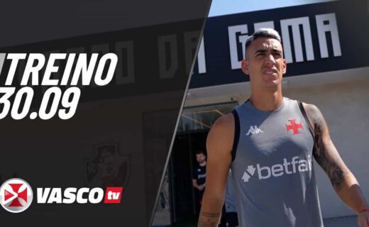 Futebol Vasco no treino de 30.09.23.