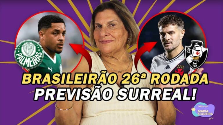 Palmeiras e Vasco em destaque com mulher ao centro e texto esportivo.