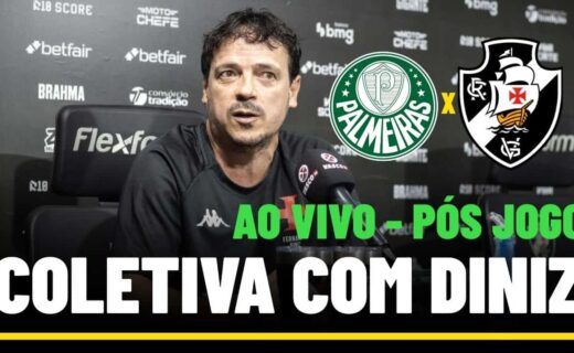 Palmeiras e Vasco treino pós-jogo com Diniz.