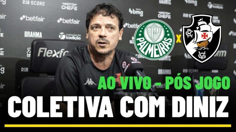 Palmeiras e Vasco treino pós-jogo com Diniz.