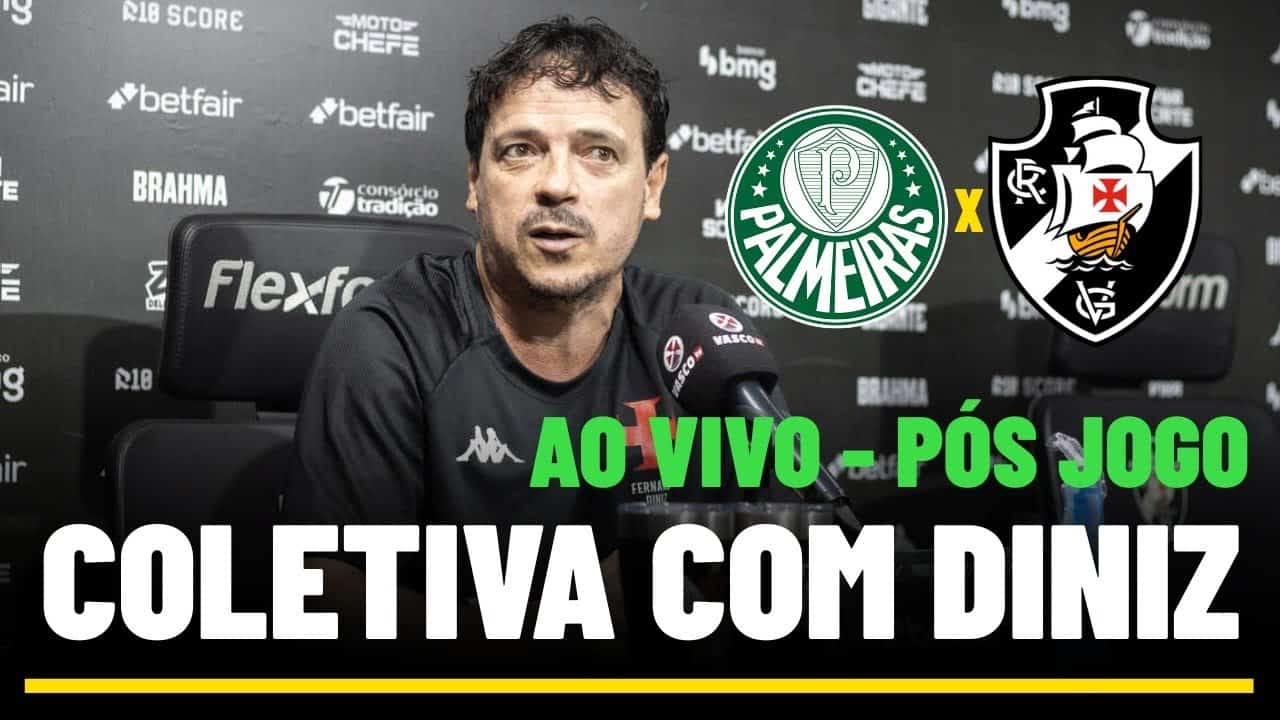 Palmeiras e Vasco treino pós-jogo com Diniz.