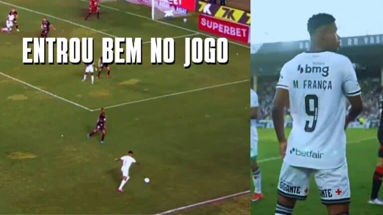 Goleiro defendendo pênalti na partida de futebol.