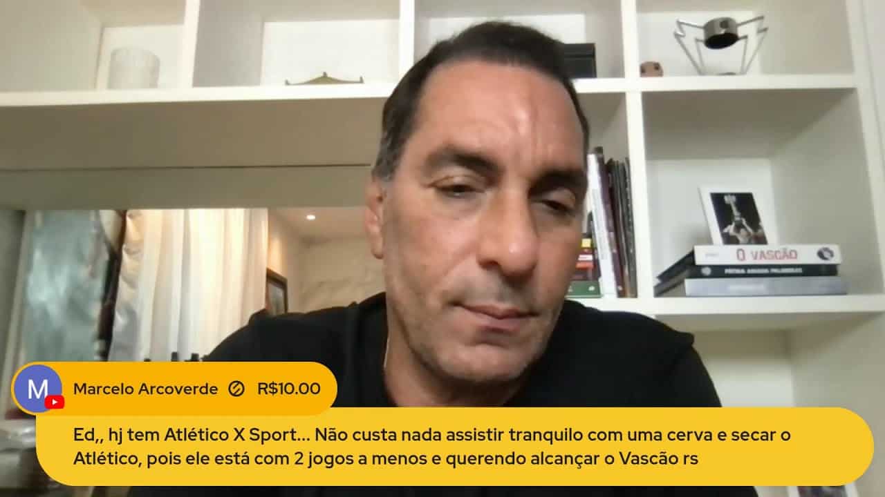 Marcelo Arcoverde falando em vídeo.