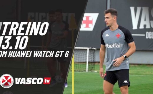 Treinador do Vasco em treino, camisa cinza e preto.