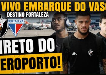 Assista ao embarque do Vasco rumo a Fortaleza.