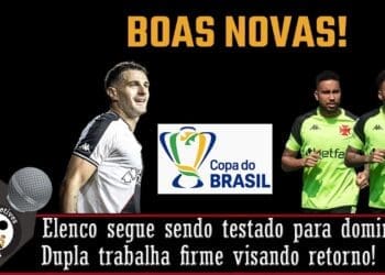 Jair e Paulinho continuam a avançar conforme o plano estabelecido pelo departamento médico para a sua reabilitação.