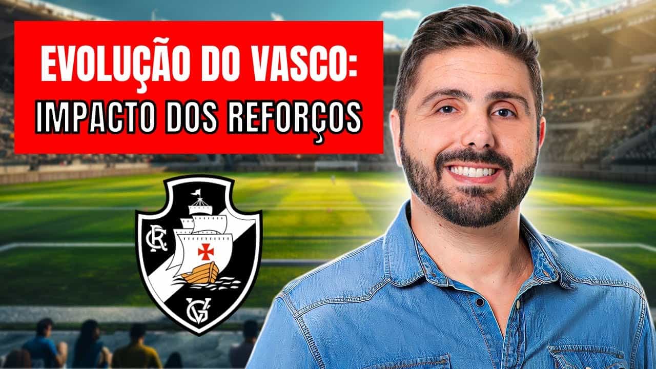 Evolução do Vasco, impacto dos reforços, estádio de futebol.