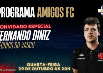 Fernando Diniz técnico do Vasco em evento do MeuVasco.