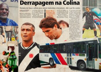 Vasco em campo; jogadores e torcida vibrando.