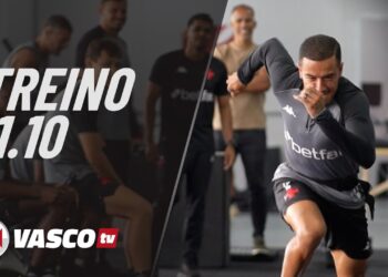 VascoTV exibe highlights do treino de sexta-feira e conversa com Robert Renan; assista ao vídeo.
