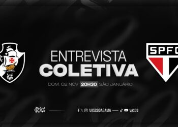 Entrevista coletiva entre Vasco e São Paulo.