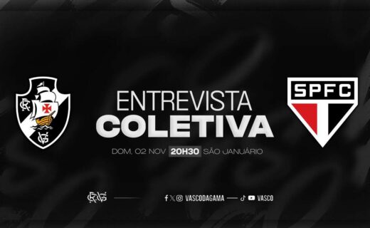 Entrevista coletiva entre Vasco e São Paulo.