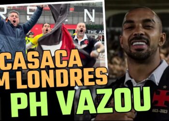 Goleiro do Vasco celebra vitória em Londres.