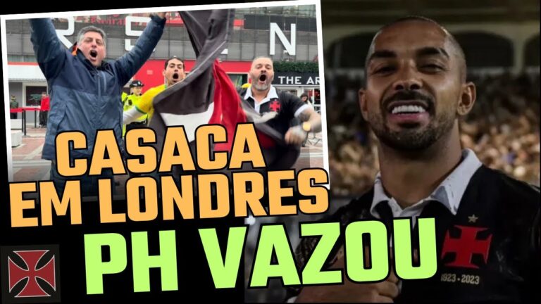Goleiro do Vasco celebra vitória em Londres.