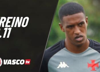 Treinamento em campo do Vasco da Gama.