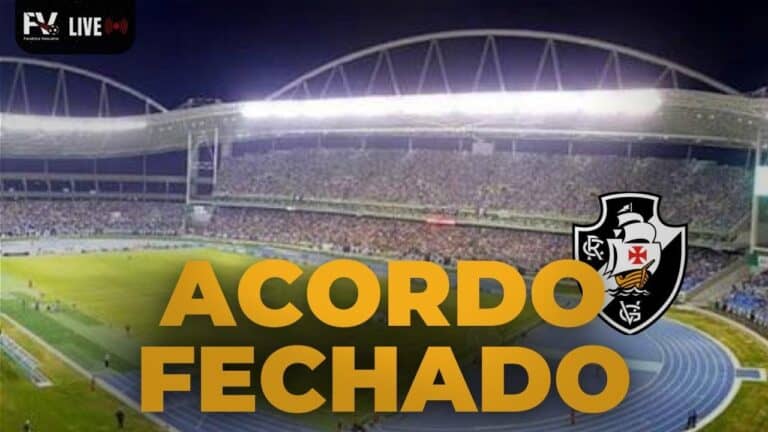 Estádio do Vasco com aviso de jogo cancelado.