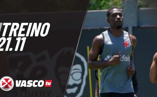 Atleta treinando durante treino do Vasco.