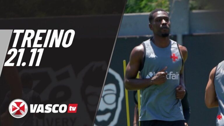 Atleta treinando durante treino do Vasco.