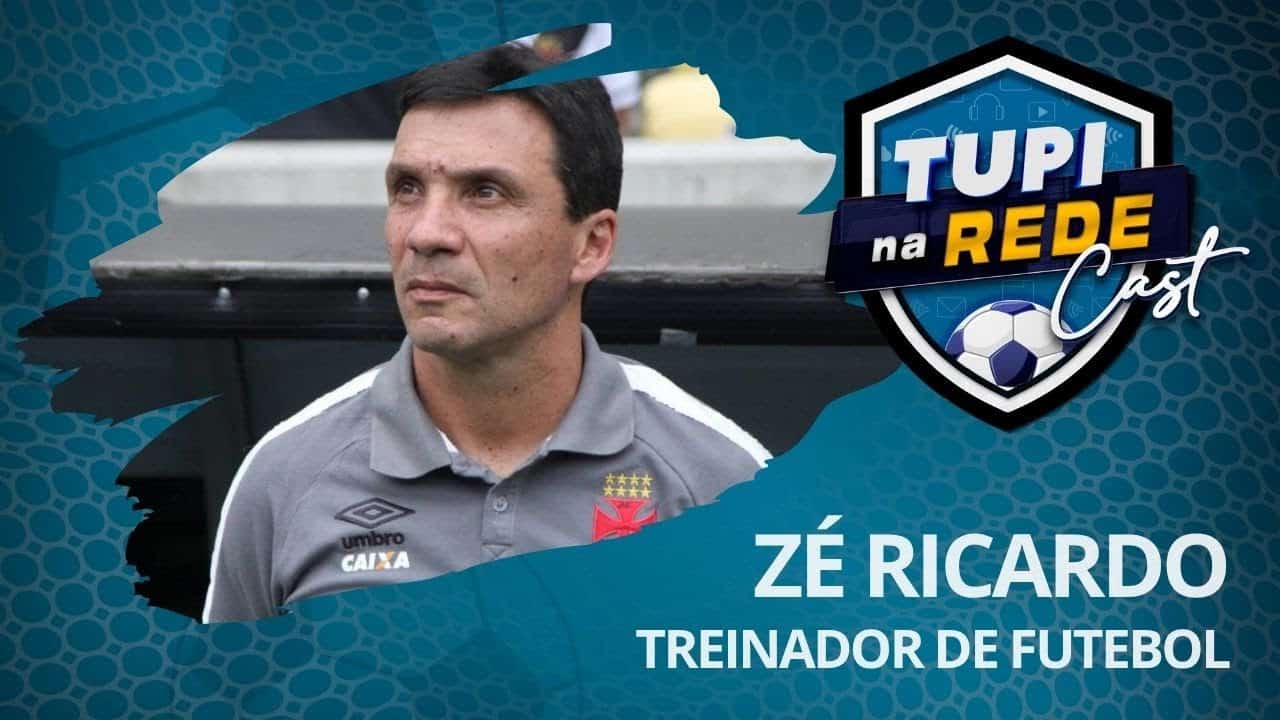 Zé Ricardo, treinador do Vasco, em foto frontal.