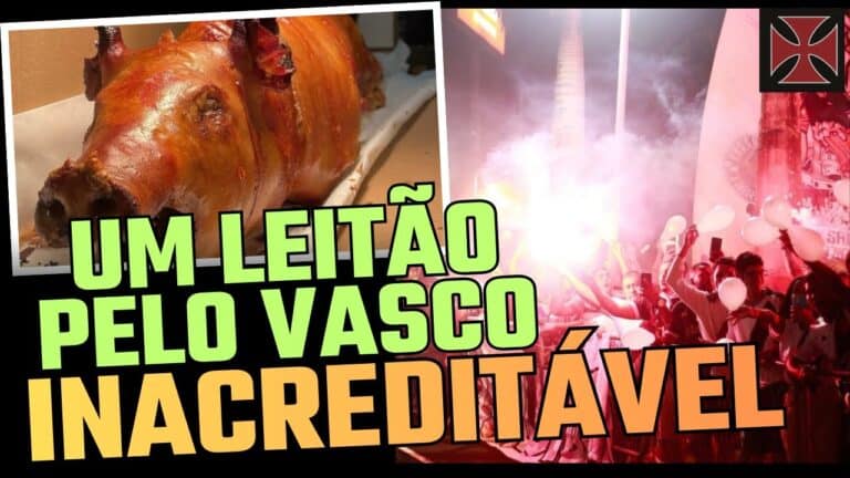 Porco assado com pele dourada brilhante.