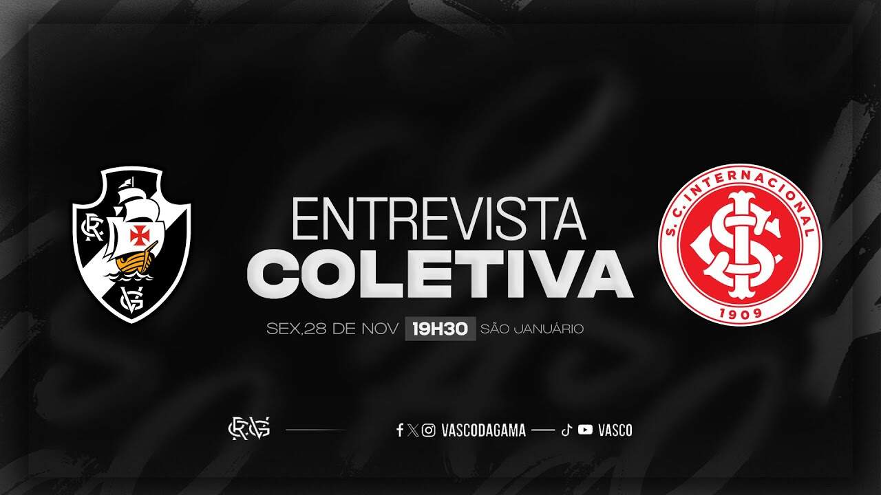 Imagem de divulgação do evento entre Vasco e Internacional.