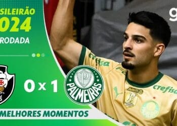 Assista aos destaques da partida Vasco 0 x 1 Palmeiras.