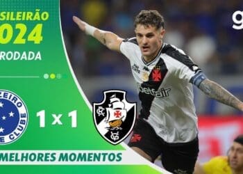Assista aos destaques de Cruzeiro 1 x 1 Vasco.
