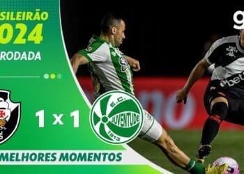 Confira o vídeo com os destaques de Vasco 1 x 1 Juventude.
