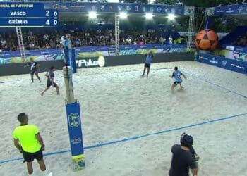 Futevôlei: Confira Vasco x Grêmio na 6ª rodada da Liga Nacional