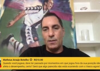 Edmundo comenta sobre a conquista do Vasco contra o Cuiabá; assista ao vídeo