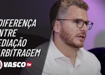 VP Jurídico Felipe Carregal esclarece a distinção entre mediação e arbitragem; assista ao vídeo da VascoTV.