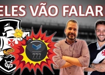 Citados por Pedrinho durante a coletiva, Júlio Brant e Vitor Roma comentam sobre a SAF do Vasco e a 777; assista ao vídeo.