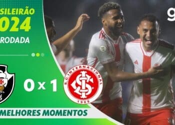 Assista aos destaques da partida Vasco 0 x 1 Internacional.