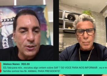 Edmundo discute a derrota do Vasco diante do Internacional; assista ao vídeo