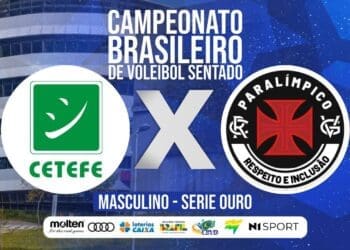 Vôlei Sentado: Acompanhe o jogo entre Cetefe-DF e Vasco, pelo Campeonato Brasileiro
