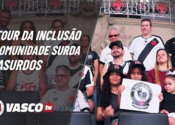 VascoTV divulga vídeo do tour da comunidade surda vascaína em São Januário; confira