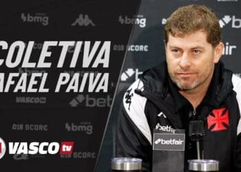 Entrevista de Rafael Paiva após empate do Vasco contra o Criciúma é exibida na VascoTV