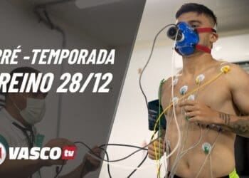 VascoTV divulga vídeo dos testes dos atletas e da atividade realizada neste sábado; confira.
