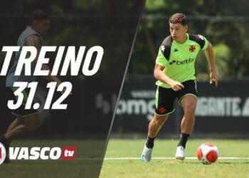 VascoTV divulga clipes do treino realizado nesta terça-feira; assista ao vídeo.