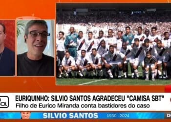 Euriquinho recorda camisa com logo do SBT utilizada na final da Copa João Havelange de 2000 pelo Vasco da Gama