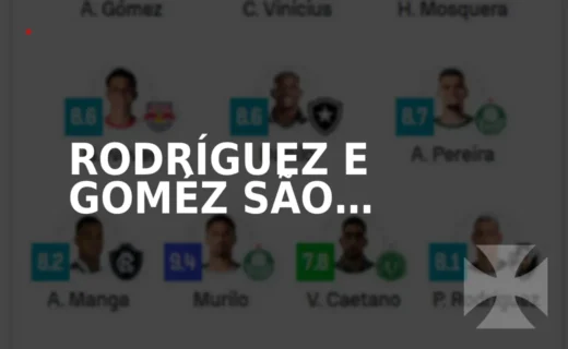 Rodríguez e Goméz são escolhidos para a seleção da 2ª rodada do Brasileiro pela Sofascore