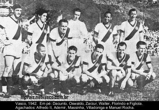 Vasco vencedor do Troféu da Paz, 1942