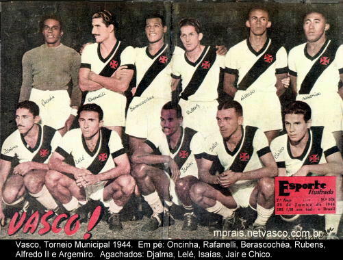 Vasco campeão do Torneio Municipal de 1944