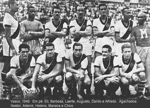 Vasco campeão carioca de 1949, invicto
