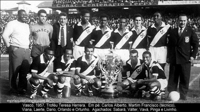 Vasco vencedor do Troféu Teresa Herrera 1957